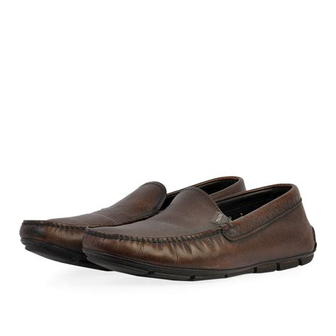 prada lofers men|Prada driving loafers men's.